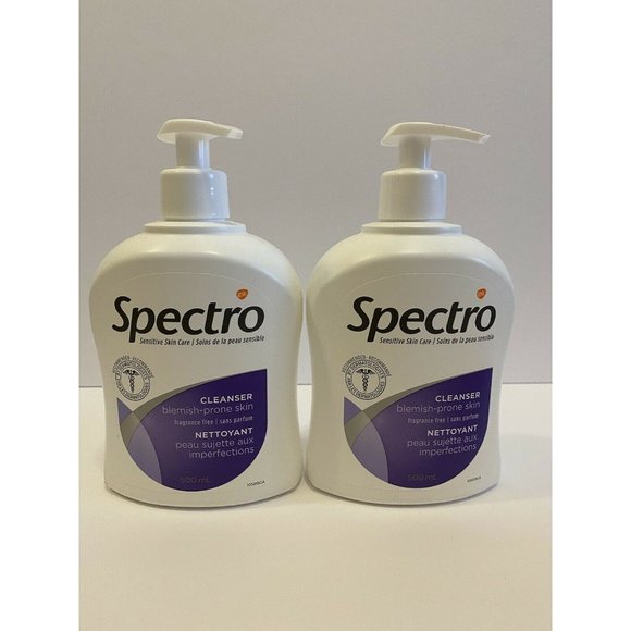 2 X LARGE Spectro Jel Cleanser for Blemish-Prone Skin 500ml Sensitive Face Wash - Picture 1 of 1